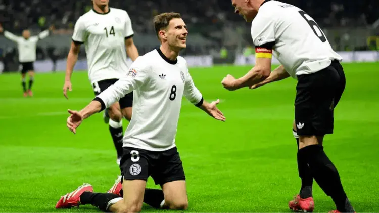 Leon Goretzka anotó el gol de la victoria para los teutones. (ESPECIAL/EXPRESO)