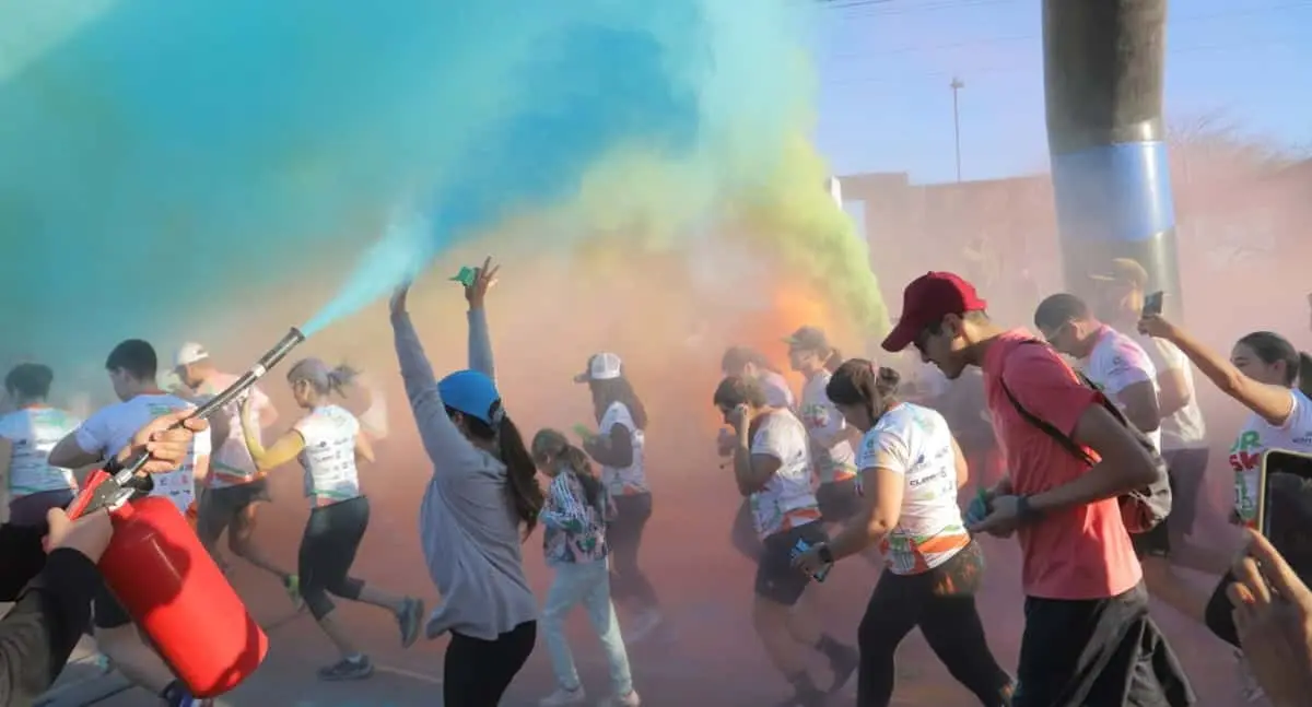 Color Run 2025 llena de alegría y color las fiestas del seminario