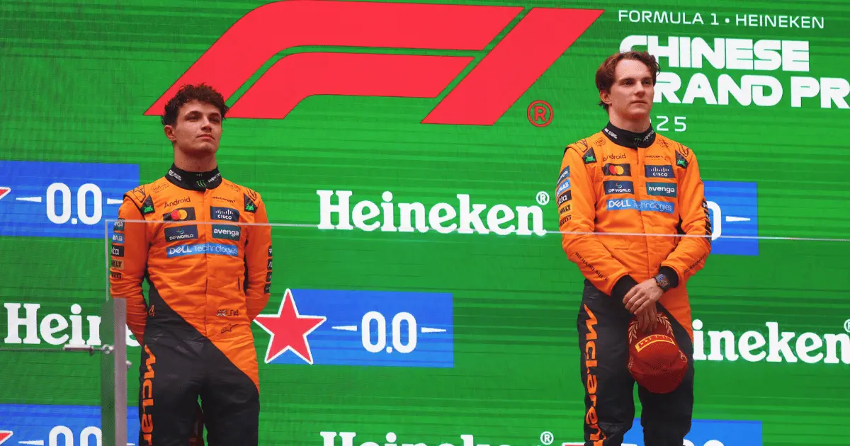 McLaren mantiene dominio con 1-2 en el GP de China