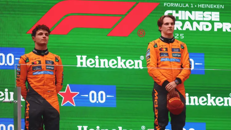 Oscar Piastri salió desde la Pole y no soltó el primer lugar del GP de China. (Cortesía)