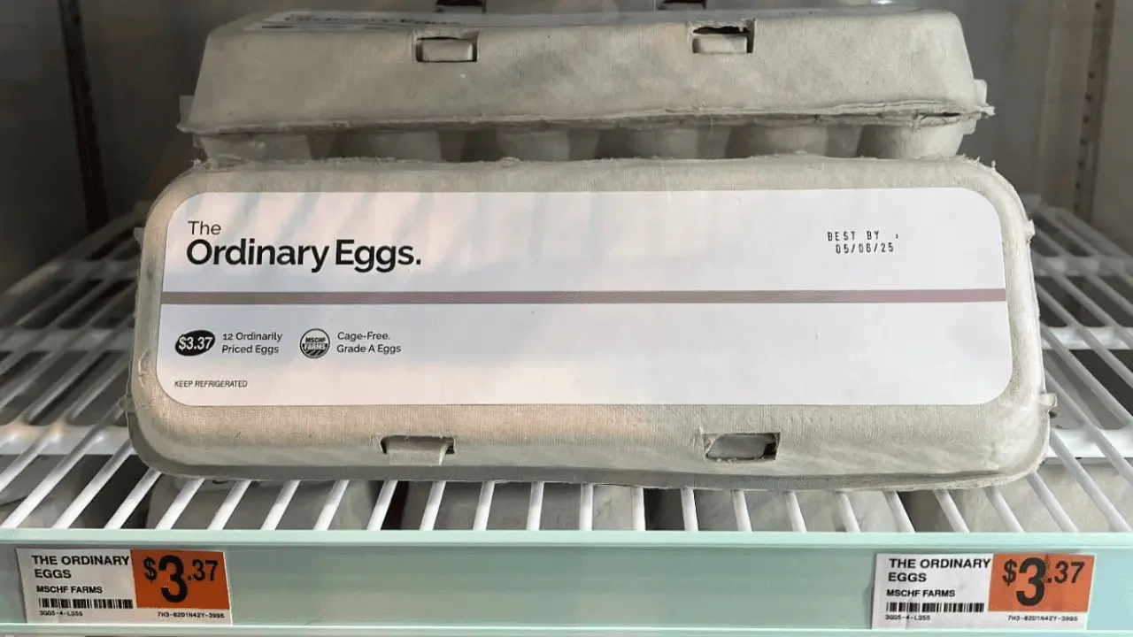Marca de belleza Ordinary ofrece cajas de huevo por 3.37 dólares en NY