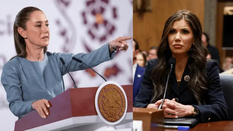 Sheinbaum enfatizó que la reunión con Noem no tiene relación con los aranceles. (Foto: Especial)