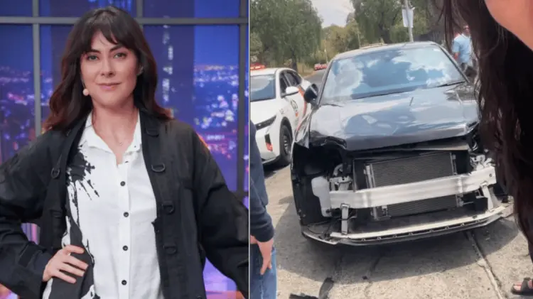 La actriz denunció en un video el robo de toda la parte frontal de su auto. (Foto: Especial/EXPRESO)