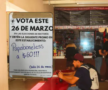 Cafetería Navarro lanza promoción para quien vote por rector de la Unison
