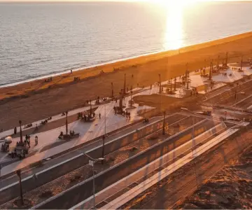 Rescatan malecón de Huatabampito; será inaugurado este viernes