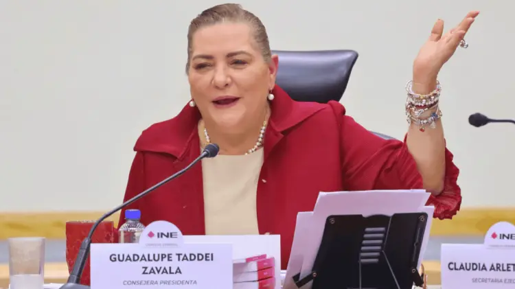 Guadalupe Taddei, Consejera Presidenta del INE. (Foto: Agencia Reforma)