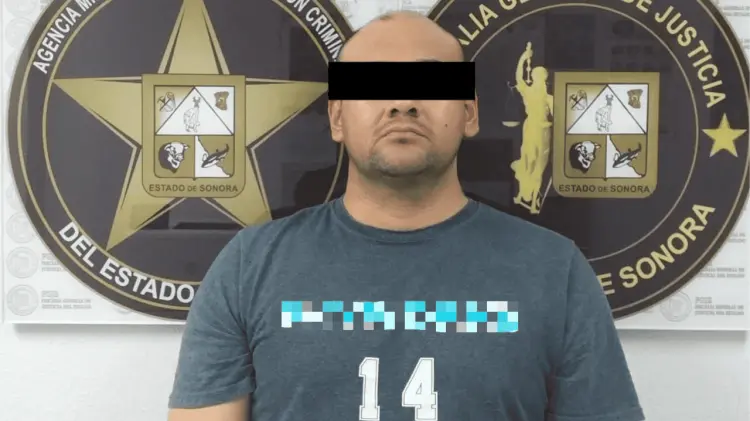 El imputado se encuentra en prisión preventiva justificada. (Foto: FGJE de Sonora)