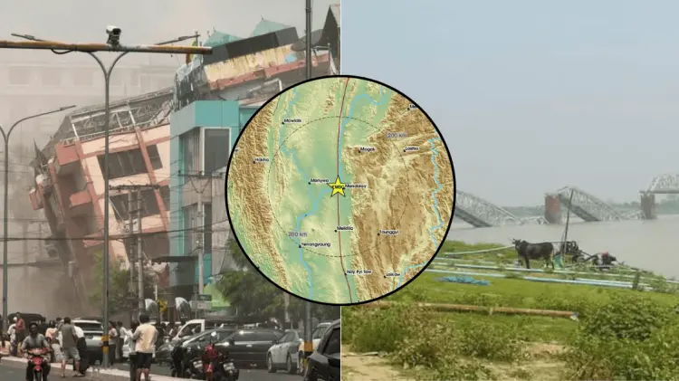 El sismo tuvo lugar en Birmania pero se reportan afectaciones en países vecinos. (Foto: Especial/X)