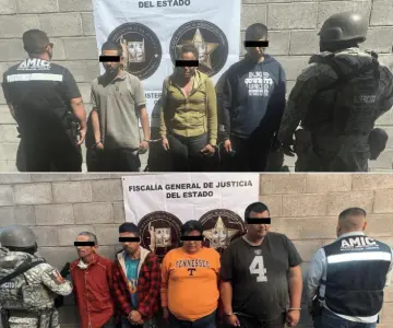 Detienen a siete narcomenudistas durante cateos en Hermosillo