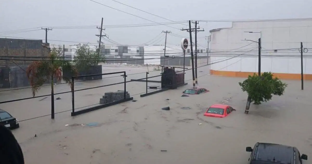Lluvias en Tamaulipas dejan un persona muerta y fuertes daños en comercios