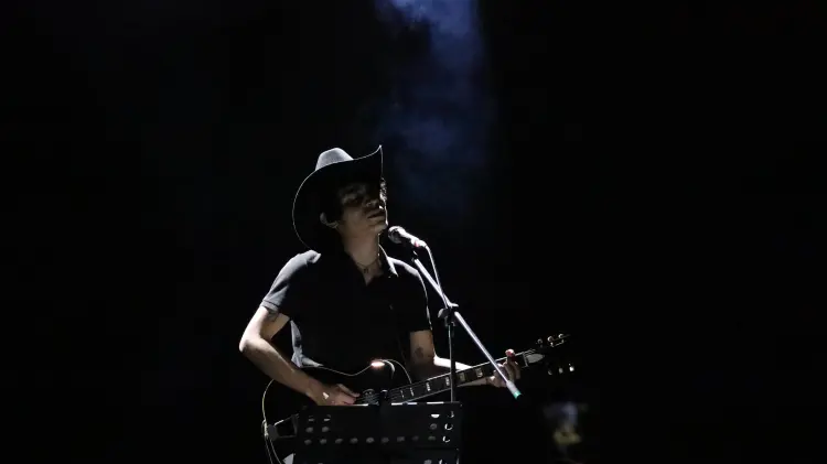 Ed Maverick deleitó a todos los presentes con su música. (Foto: Juan Olivas/EXPRESO)