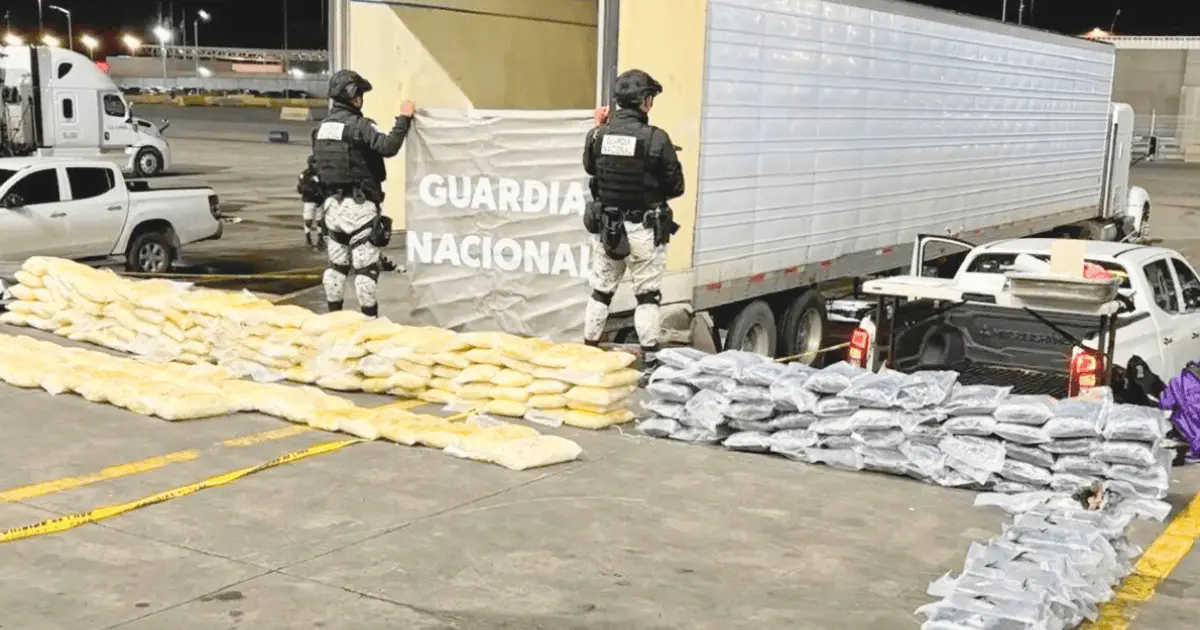 Decomisos de drogas en la frontera México-EU caen 58% en febrero