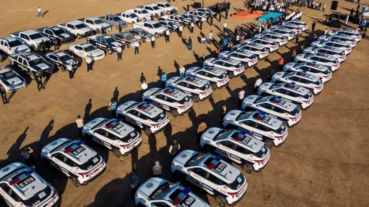 La Policía Municipal tiene ya un total de 284 unidades en circulación. (Foto: Especial/Cortesía)