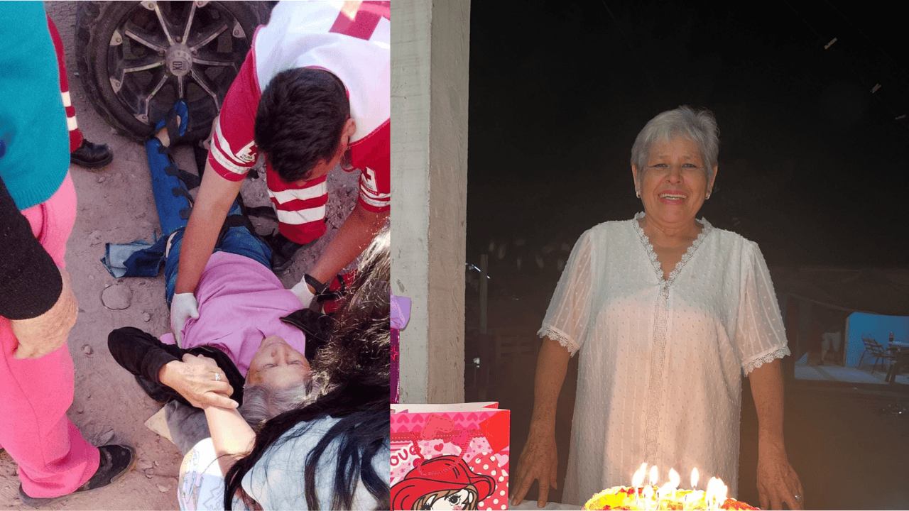 Laura Valdez pide apoyo de la comunidad; fue atropellada y no puede trabajar