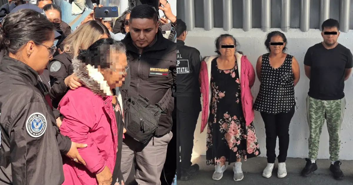 Abuelita sicaria es trasladada al penal de Chalco con sus hijos