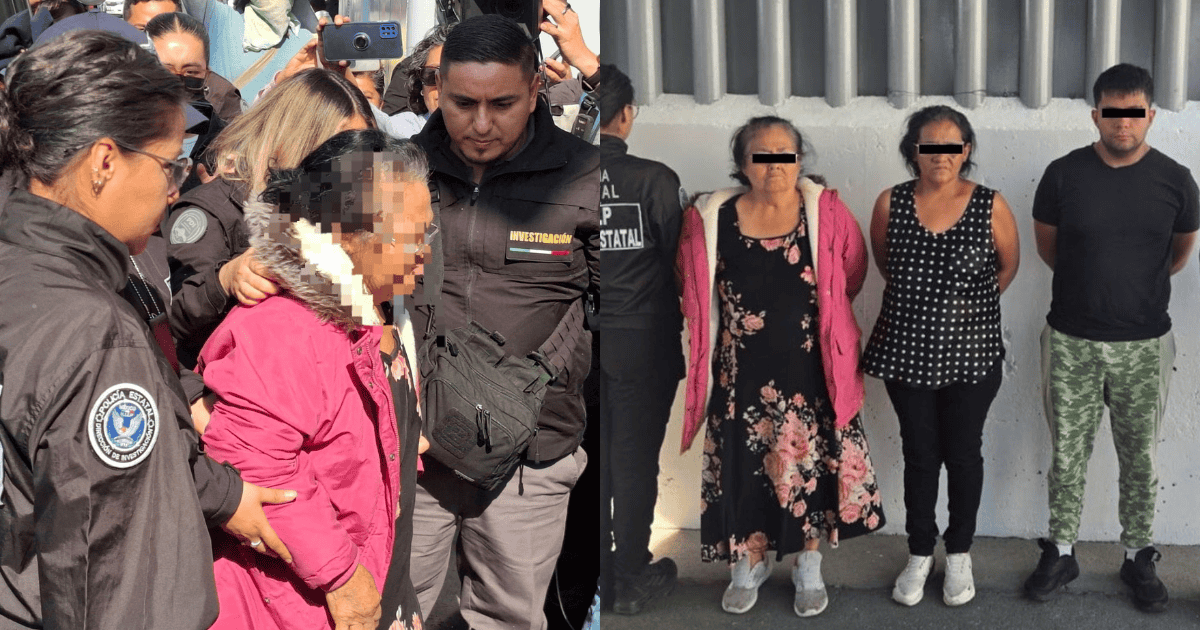Abuelita sicaria es trasladada al penal de Chalco con sus hijos