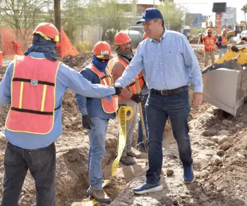 Paso a desnivel de Colosio y Solidaridad avanza a buen ritmo: Astiazarán