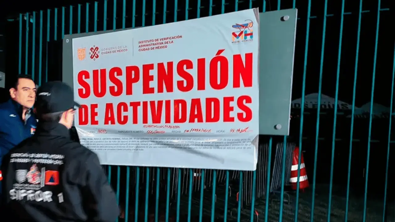 Colocan sellos de suspensión en Parque Bicentenario tras fatal accidente