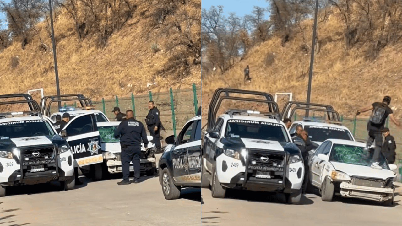 Conductor es detenido tras intensa persecución en Nogales