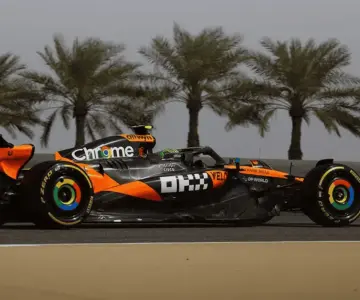 Lando Norris lidera P1 del Gran Premio de Bahréin
