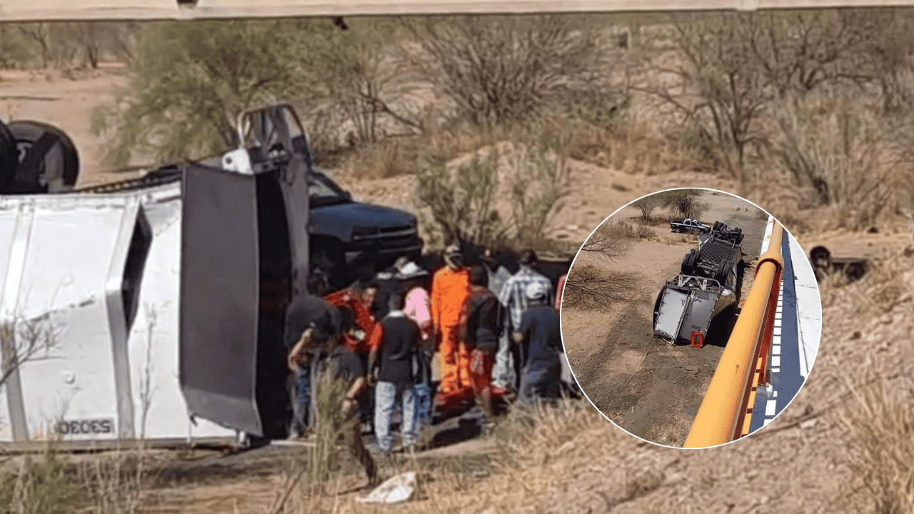 Nogales: Fuerte accidente carretero deja cuatro personas lesionadas