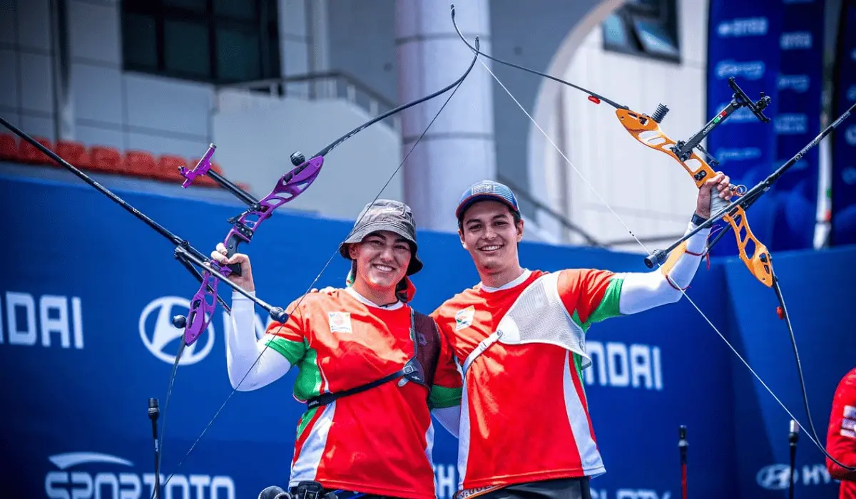 Alejandra Valencia y Matías Grande ganan medalla de oro en Copa Mundial