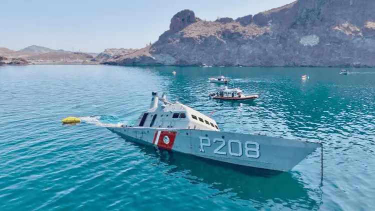 El buque PC-208 De la Fuente fue hundido este sábado. (Foto: Especial/EXPRESO)