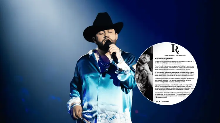 Luis R. Conriquez se pronuncia por hechos en Feria de Texcoco. (Foto: Especial / EXPRESO)