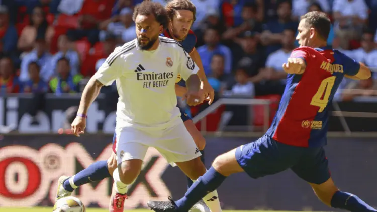 Jugadores como Marcelo, Puyol y Rafa Márquez trajeron la nostalgia a México. (Agencia Reforma)