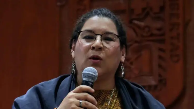 Encaran a Lenia Batres en campaña. (Foto: Especial / EXPRESO)