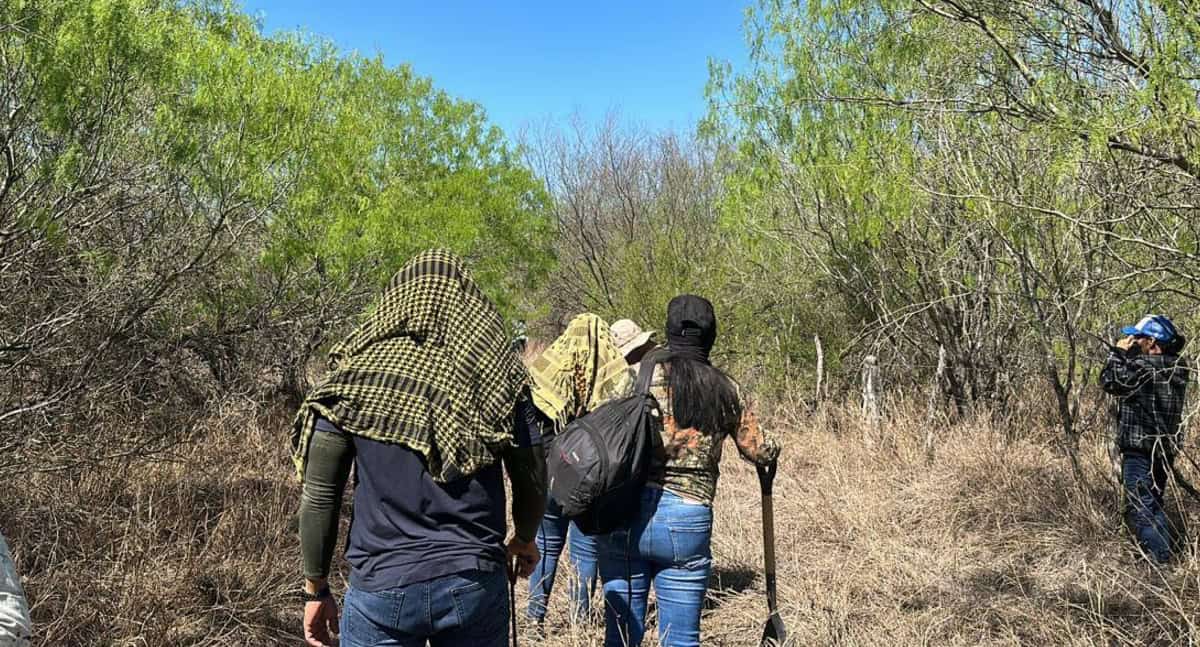 Colectivo localiza restos humanos en predio de Tamaulipas