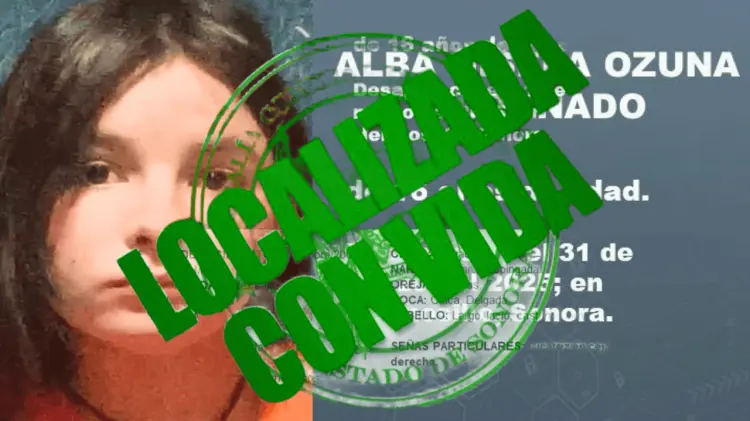 Alba fue localizada horas después de que se activó su Alerta Amber. (Foto: Especial)