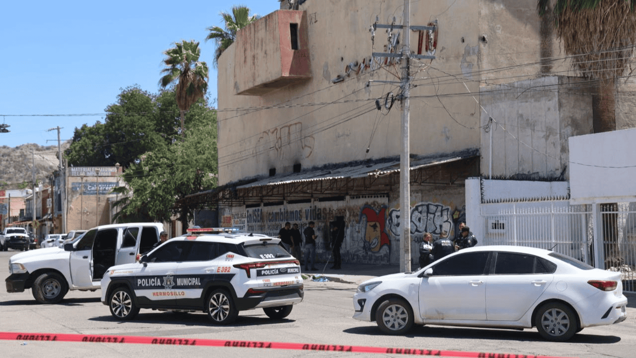 Agreden con arma de fuego a un hombre en el centro de Hermosillo