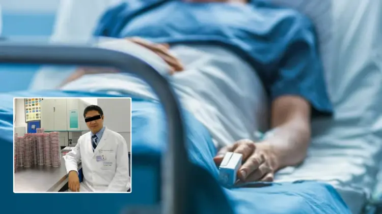 Miguel N fue trasladado al hospital. (Foto: Especial/EXPRESO)