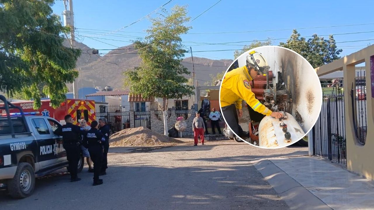 Explosiones de gas en Guaymas dejan dos lesionados