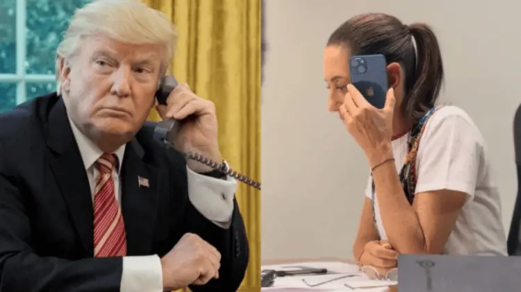 El Presidente de Eu y la Presidenta de México sostuvieron el miércoles una llamada telefónica.