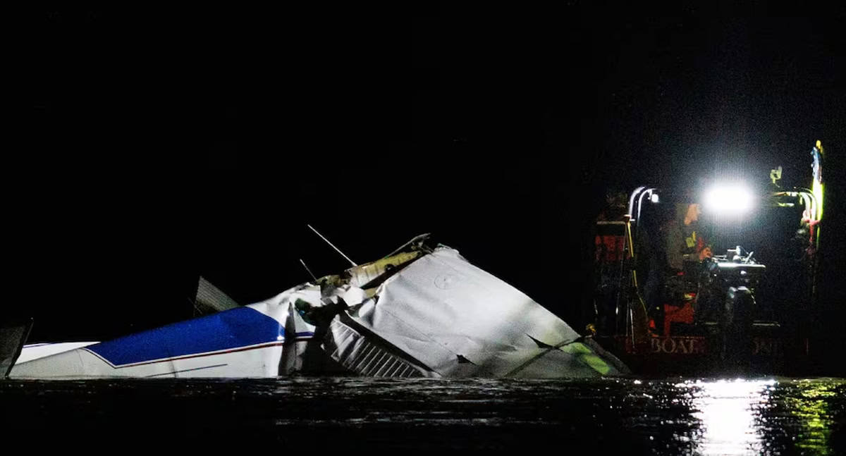 Avioneta se estrella en el río Platte, Nebraska; hay tres personas muertas