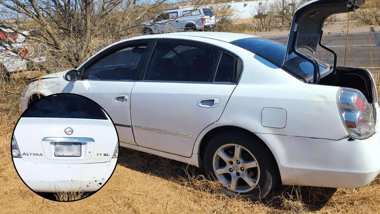 Arizona: intenta huir en auto con placas de Sonora y es detenido