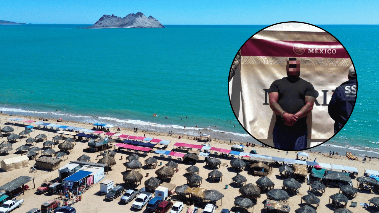 Cae en Bahía de Kino presunto operador del CJNG conocido como El 4-40