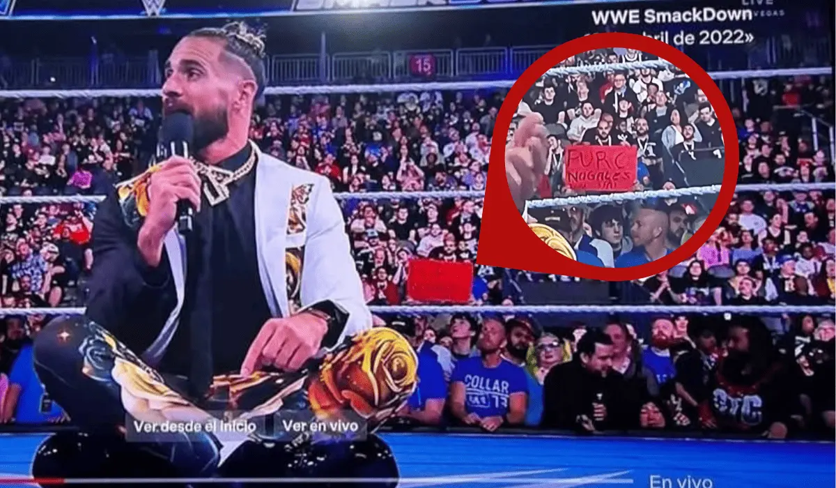 Joven nogalense asiste a lucha libre de la WWE y se viraliza en redes