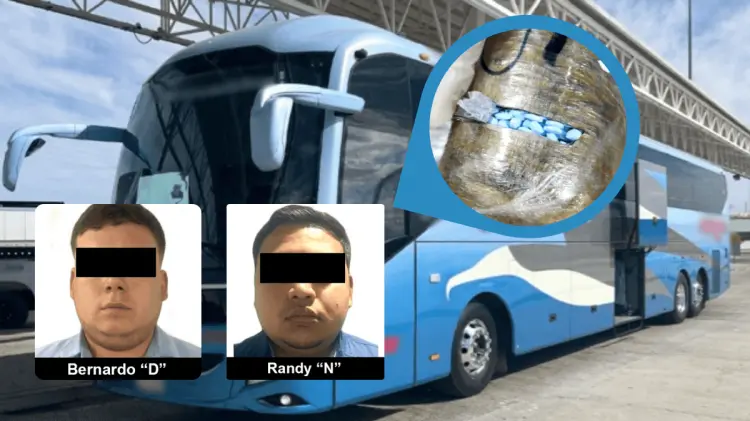 El autobús, que partió de Hermosillo rumbo a Nogales, fue sometido a inspección de rayos X.