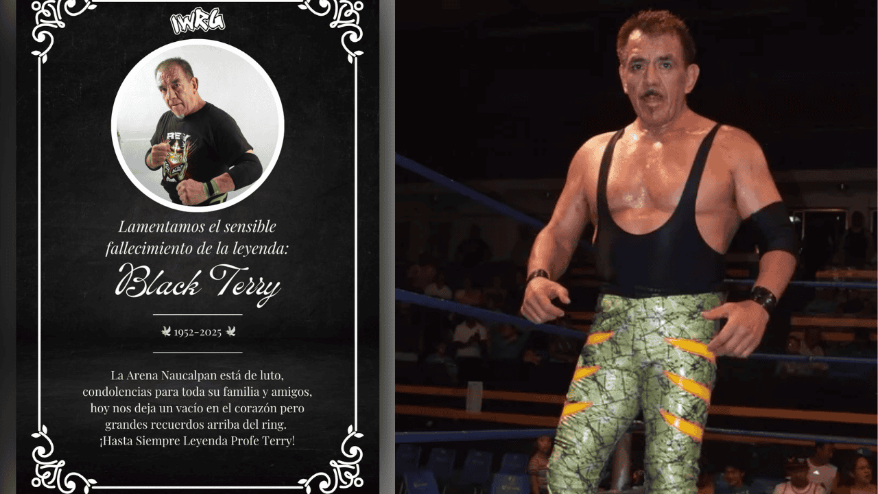 Lucha libre mexicana de luto: muere el legendario luchador Black Terry