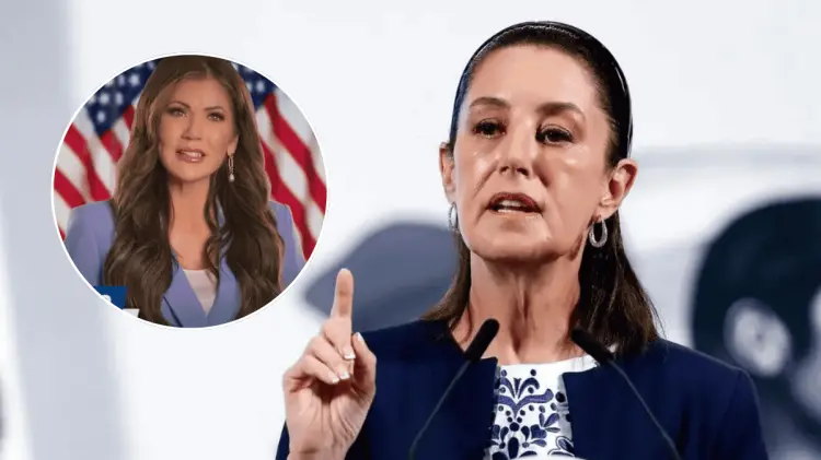 La Mandataria fue cuestionada sobre la campaña publicitaria de EU en la TV mexicana.