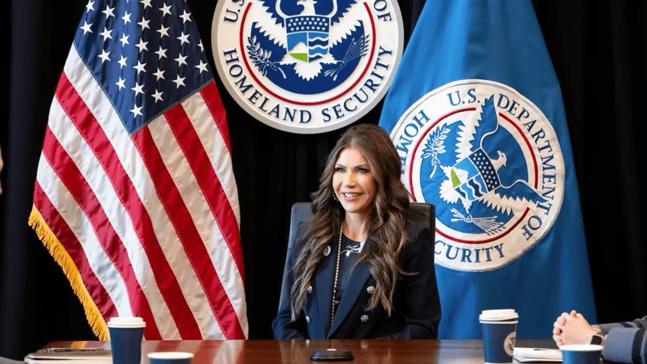 Kristi Noem es víctima de robo; sustraen su bolso con 3 mil dólares en efectivo