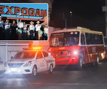Ofrecerán transporte público en horario especial nocturno durante la ExpoGan