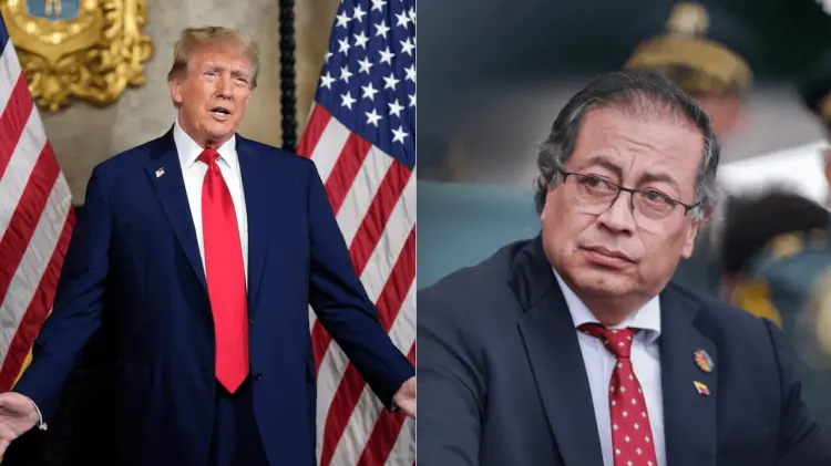 Trump y Petro han tenido desacuerdos desde el regreso del millonario al poder. (Foto: Cortesía)