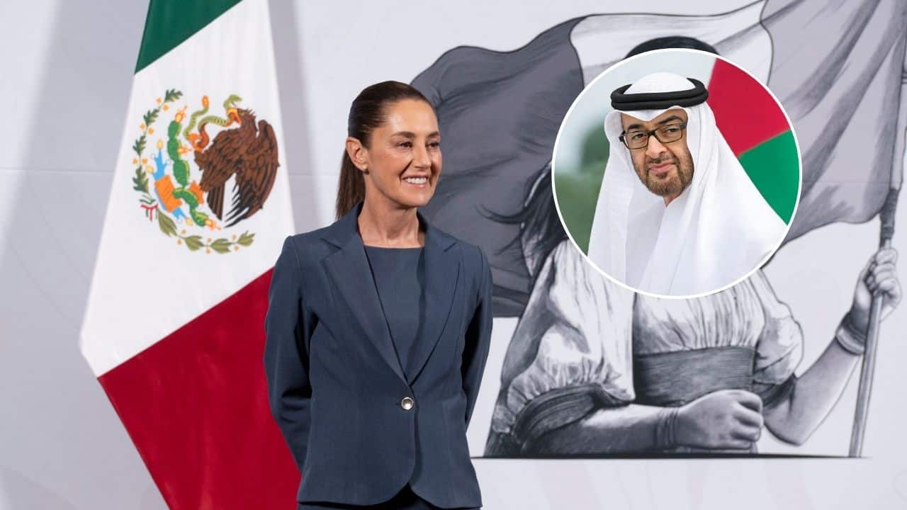 Sheinbaum sostiene llamada con el presidente de Emiratos Árabes
