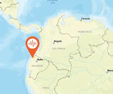 Fuerte sismo de magnitud 6 sacude a Ecuador y Colombia
