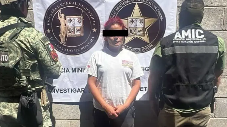 Erika Sugey N fue detenida en operativo. (Foto: Especial / EXPRESO)