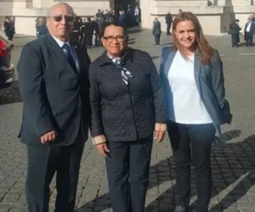 Rosa Icela Rodríguez asiste al funeral del Papa Francisco en el Vaticano